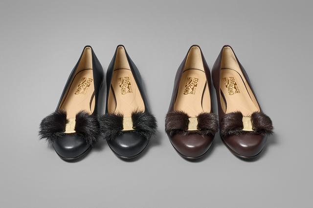 画像: 靴各¥115,500/フェラガモ