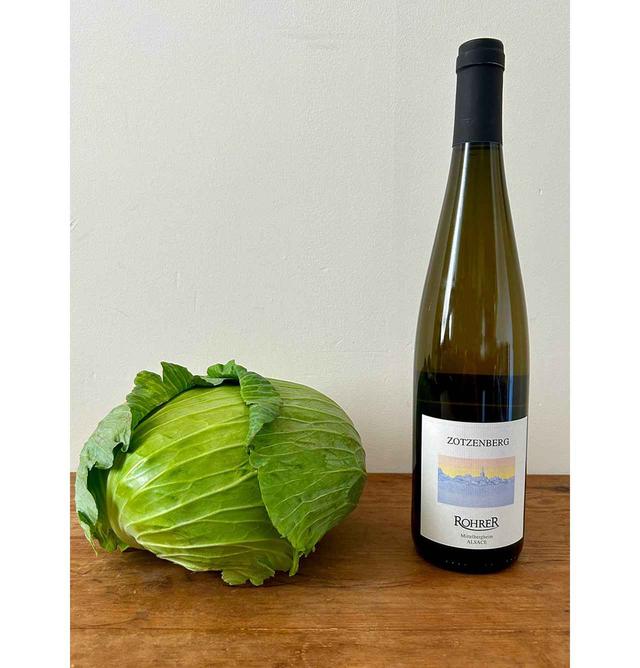 画像: 熱々のキャベツ料理を爽やかな香りの白ワイン、リースリングで