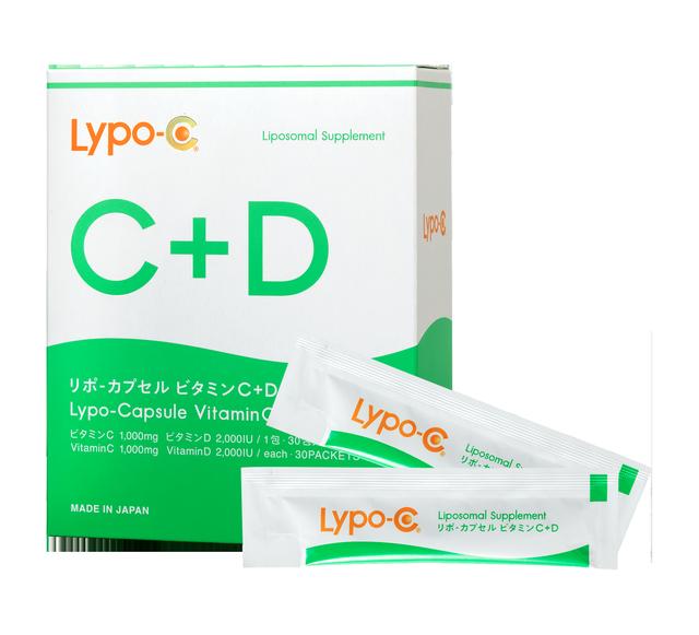 画像: 「リポ・カプセル ビタミン C+D 」（30包）￥8,964／Lypo-C COURTESY OF SPIC 問い合わせ 株式会社スピック TEL. 0120-663-337