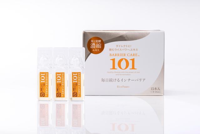 画像: 無着色・保存料フリーでお子さんから年配の方まで、健康サポート食品として取り入れられる「バリアケア®️101」（10㎖×15本）￥4,860／勇心酒造  COURTESY OF YUSHIN BREWER 問い合わせ 勇心酒造 お客さまサービスセンター TEL. 0120-73-4141