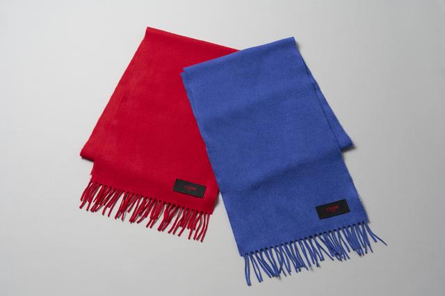 画像: マフラー＜180cm×30cm＞各￥86,900（予定価格）／セリーヌ