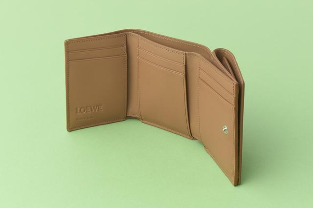 画像: 小ぶりながら機能性、収納力、使い勝手の良さも申し分なし。カードスロット6つ、ラージポケット1つ　スナップボタンクロージャー付きコインコンパートメント1つ