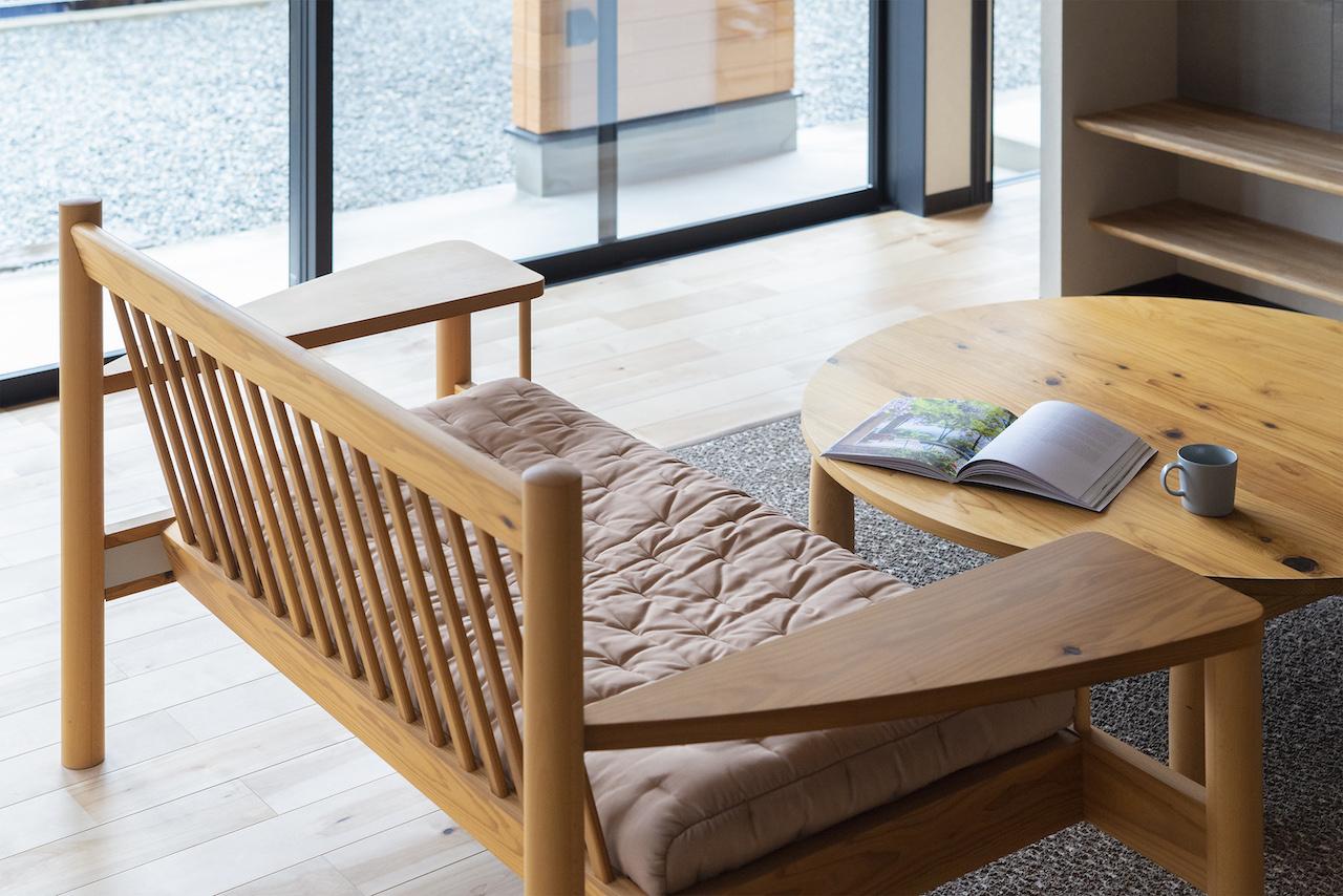 天童木工 ソファ用ローテーブル 120cm x 75cm 天童木工 ソファ用ロー