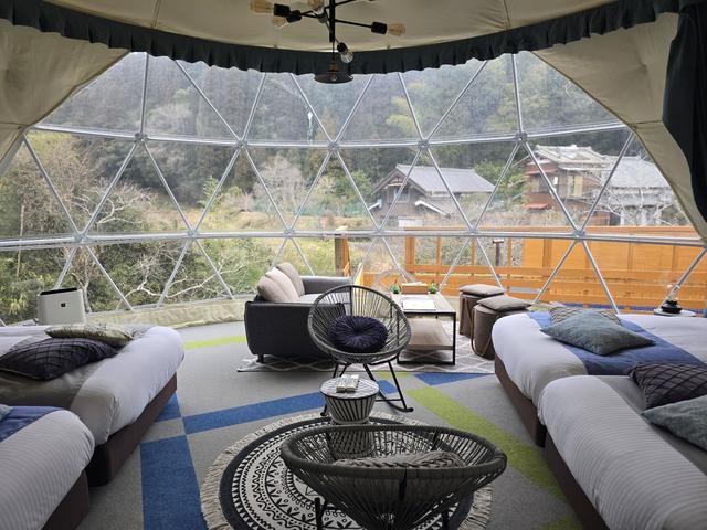 画像: グランピングのテント PHOTOGRAPH BY KOTARO KASHIWABARA