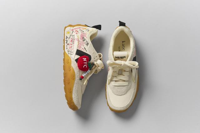 画像: スニーカー「ケイ アズ イン ケイト」￥47,300／ケイト・スペード ニューヨーク