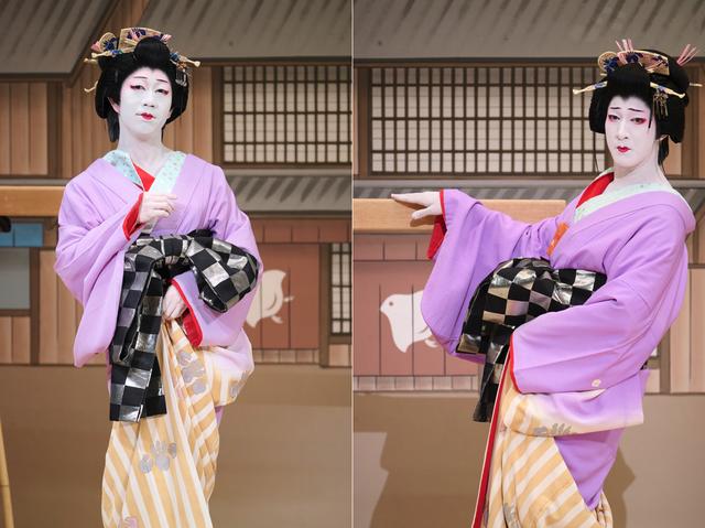 画像: 『曽根崎心中物語』お初=中村壱太郎（左）　お初=尾上右近（右）