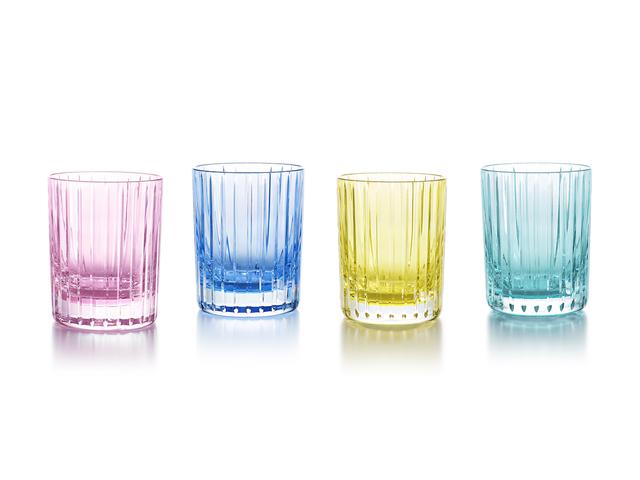 画像: 「ハーモニー カラータンブラー パステル 4 色 アソートセット」￥198,000／バカラ COURTESY OF BACCARAT