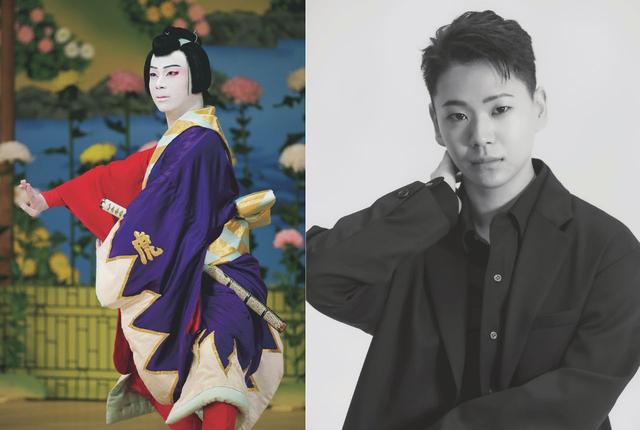 画像: (左)『鬼一法眼三略巻 菊畑』では、奴虎蔵実は源牛若丸を演じた尾上辰之助。(右)20歳の素顔をのぞかせるポートレイト