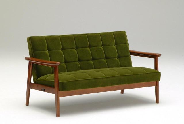 画像: 「Kチェア2シーター」<W133×D70×H70cm>¥100,760/カリモク60 COURTESY OF KARIMOKU 60