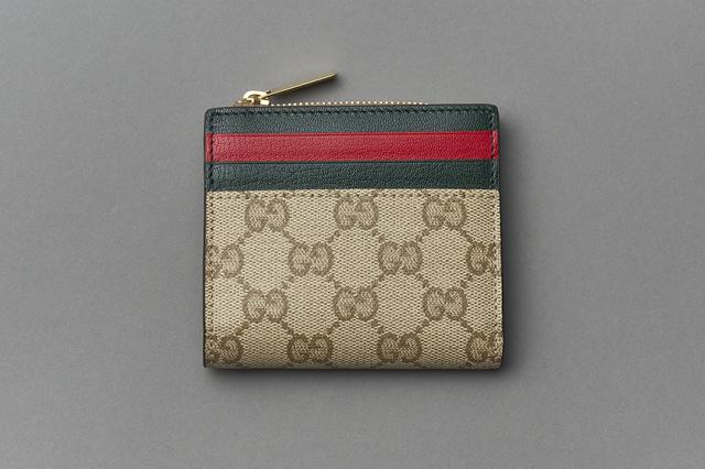 画像: 財布<H10×W9×D1㎝>¥90,200/グッチ