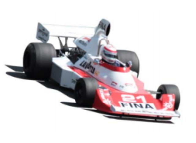 画像: 1975 Williams FW04 1969年にプライベーターとしてブラバムBT26AでF1挑戦をスタートしたフランク・ウイリアムズ・レーシングカーズ。その後、紆余曲折を経て73年からはオリジナル・マシンを製作しコンストラクターとしての活動も開始する。FW04はウイリアムズが1975年用に用意したマシンで、スペインGPで登場。DFVとFG400を組み合わせた典型的な“キットカー”であるものの第11戦ドイツGPでラフィーが予選15位から値千金の2位でフィニッシュ。チーム創設後初の表彰台を獲得した。このシャシーナンバー2は、最終戦アメリカGPで、女性ドライバーとしてF1史上初の入賞記録を持つレラ・ロンバルディが24位で予選通過を果たすも、決勝レースはトラブルのためスタートできなかった。