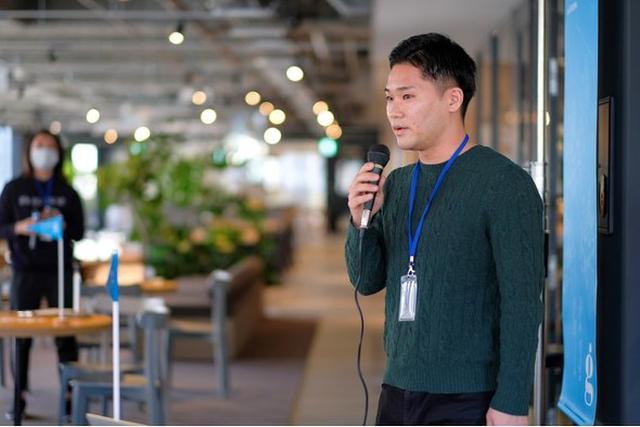 画像: G’s ACADEMY UNIT_SAPPOROの受講生、竹内信二さん「現在サツドラホールディングス入社2年目で、店舗業務にあたっています。プログミングは全くの未経験ですが、サツドラの現場からの課題解決に加えて北海道に貢献したいという想いが強くあり、想いをプロダクトにつなげたいと思います」
