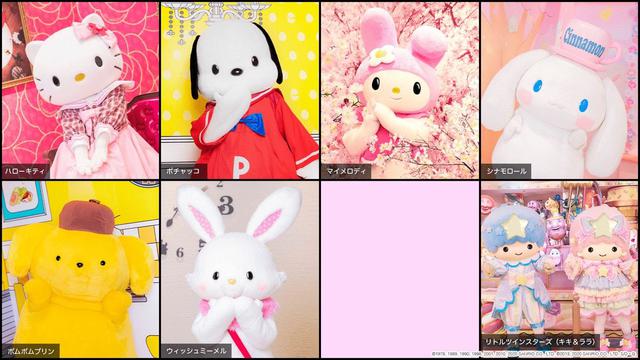 画像: キャラクターとリモート会議しているようなバーチャル背景も配布