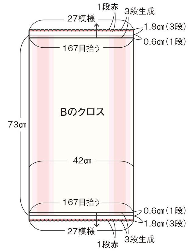 画像1: Bの編み方
