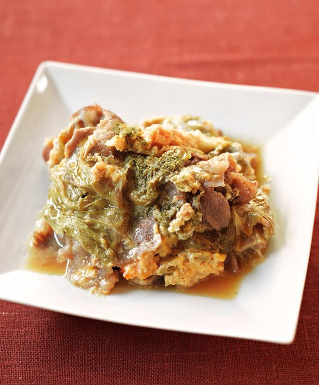 画像: 干し白菜と牛肉の煮もの