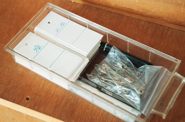 画像: 「タグは、すぐ付けられるようにつくり置きしています」