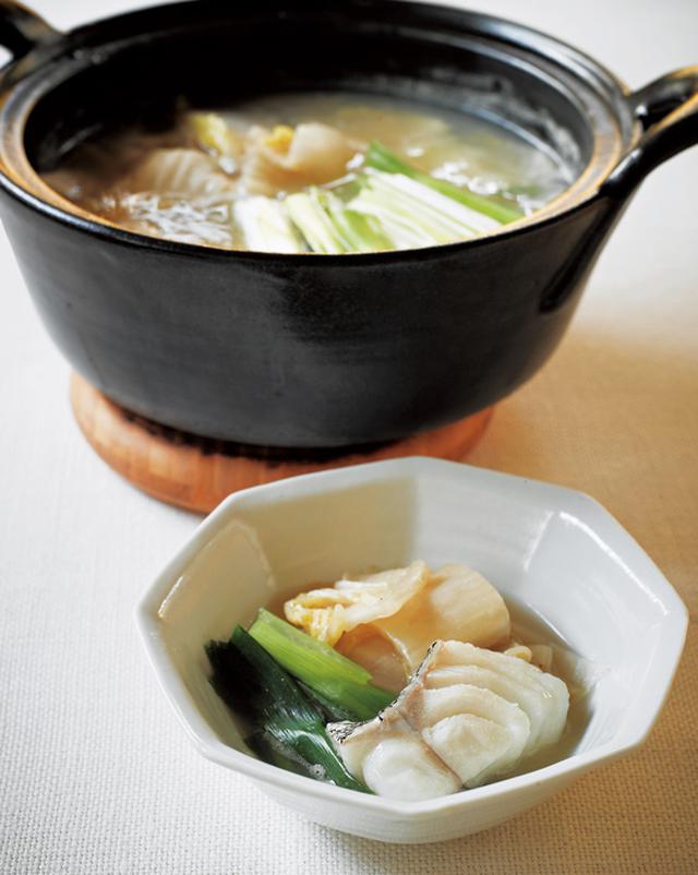 画像: 白菜漬けを使って 白菜の古漬けとたらの鍋