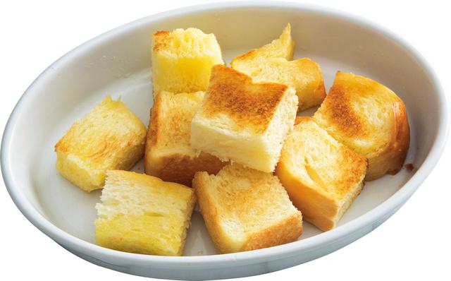 画像: 4枚切り食パンで コロコロバタートースト
