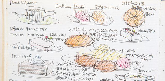 画像: ブラウンソースが印象的だったプラハ 「褐色の街」という印象だったチェコスロバキア。「当時は銃を持った兵隊が街を歩いていて、他国とは違う雰囲気でした」。料理は煮込み料理など、こってりした味のものが多かったそう。「デザートにはチョコレートケーキ(左下)がよく出てきました」