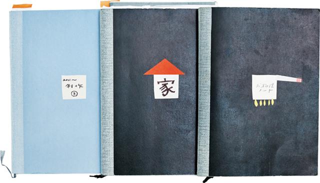 画像: オリジナルのノートをテーマ別に ノートは「倉敷意匠」とコラボレーションでつくった糸綴じ製本のもの。写真は以前のもの。現在は新しいバージョンが発売中