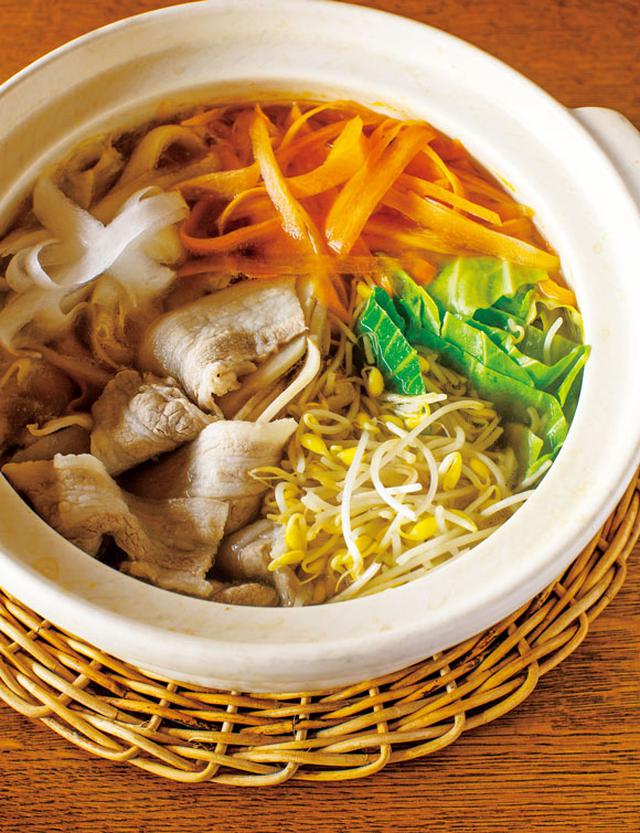 画像: 豚バラと野菜のあっさり鍋