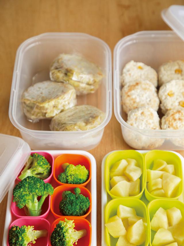 画像: 冷凍ストックする離乳食は、1食分ずつ小分けすると、残りの量が把握しやすい