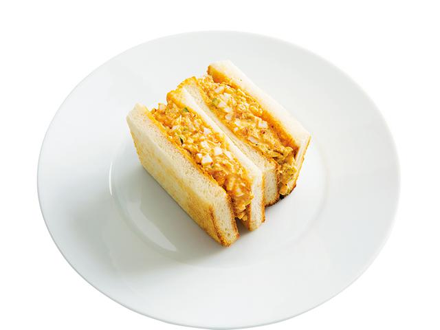 画像: 8枚切り食パンで キムチマヨの玉子サンド