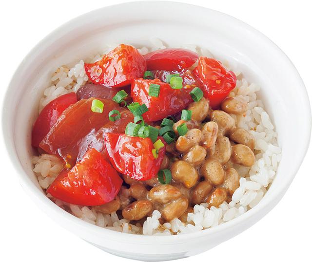 画像: 漬けまぐろ納豆丼