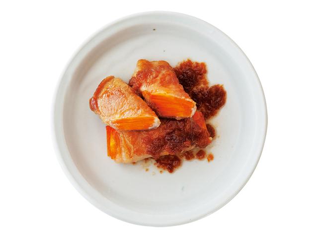 画像: アレンジ③ にんじん巻きのしょうが焼き