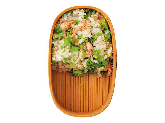 画像: 焼きたらことわさび菜の混ぜごはん