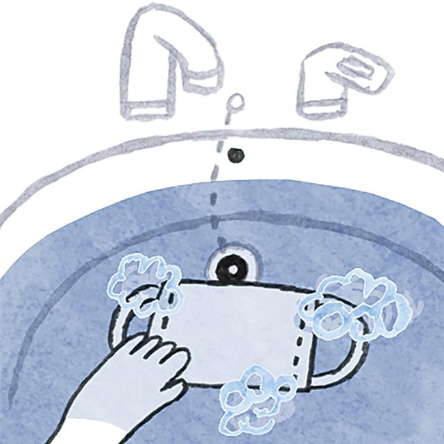 画像: 3 ぬるま湯でにごらなくなるまですすぐ