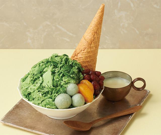 画像: 本格抹茶ミルクかき氷