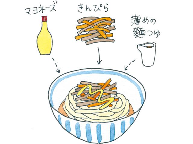 画像: きんぴら&マヨで甘辛のサラダ麵