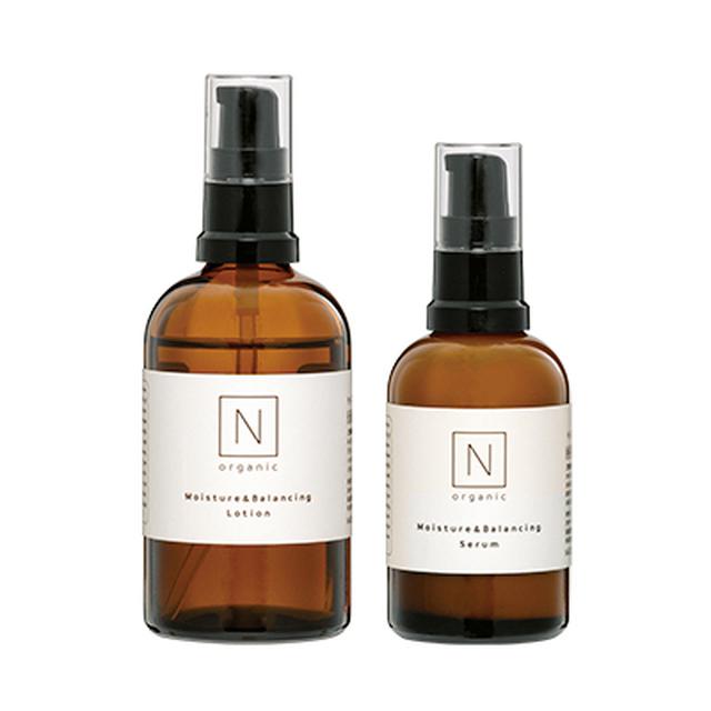画像: N organic モイスチュア&バランシング 左:ローション 3,800円(税別) 右:セラム 5,800円(税別)