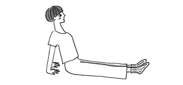 画像1: 長座で