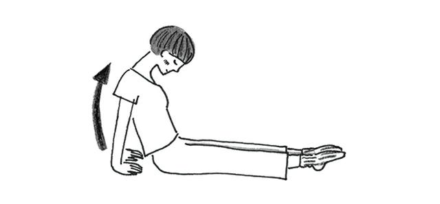 画像2: 長座で
