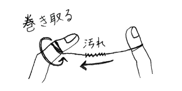 画像4: フロスで歯と歯の間をみがく