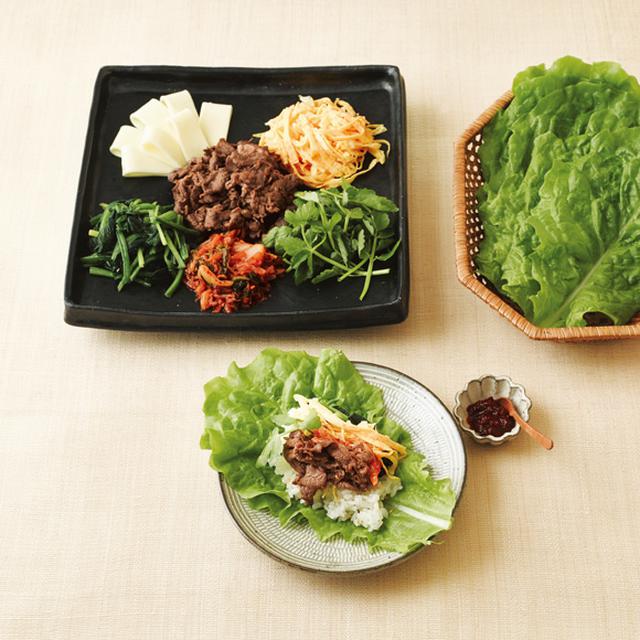 画像: 韓国風手巻き寿司のつくり方