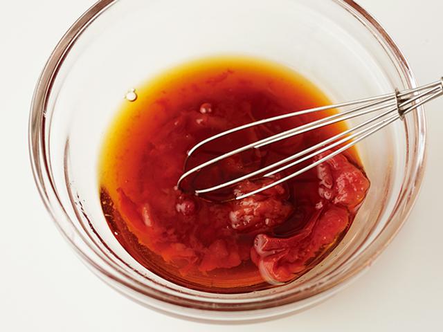 画像: 調味料は前もって合わせる。時短になり、味も均一につく