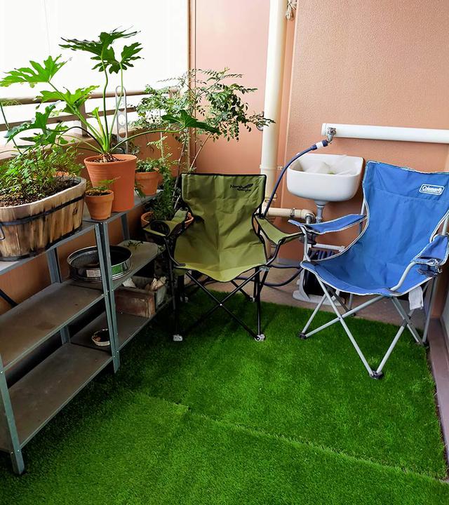 画像1: 冬も楽しもう! ベランダキャンプ