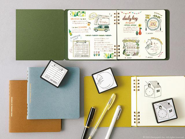 画像: B MIDORI ペインタブル スタンプノート2冊セット 2名