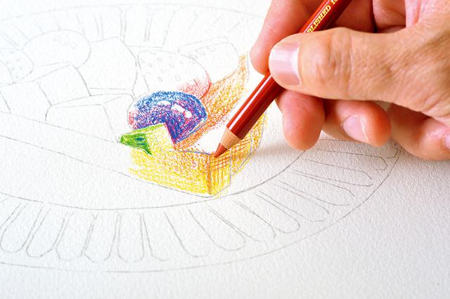 画像2: クリアな発色で、細い線も塗りも楽々描ける色鉛筆