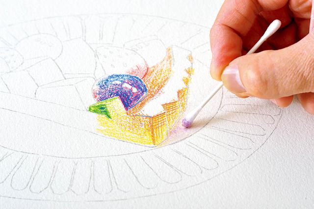 画像4: クリアな発色で、細い線も塗りも楽々描ける色鉛筆