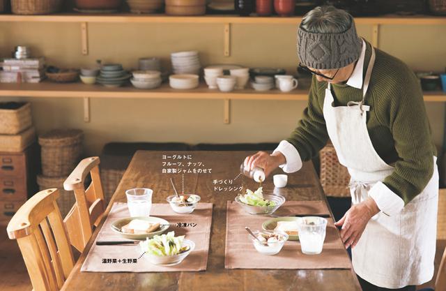 画像: 07:00 朝食は冷凍パンや前日のごはんをアレンジ