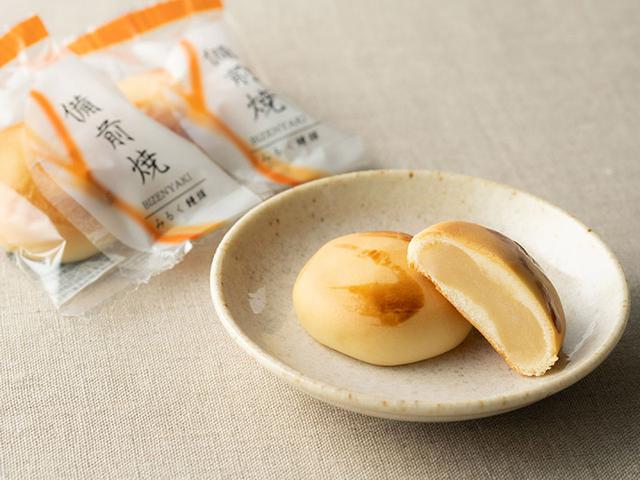 画像: 備前焼みるく饅頭 5個入り 648円(小倉産業)