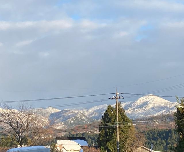 画像: アルプスも雪化粧