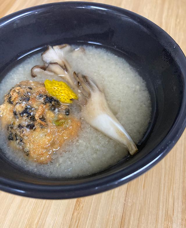 画像: 汁物に入れたがんもどき