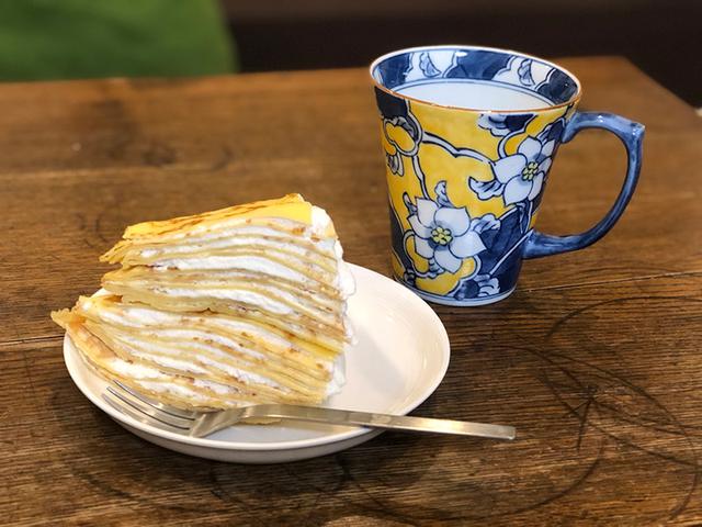 画像: 夫が療養中に作ってくれたミルクレープ
