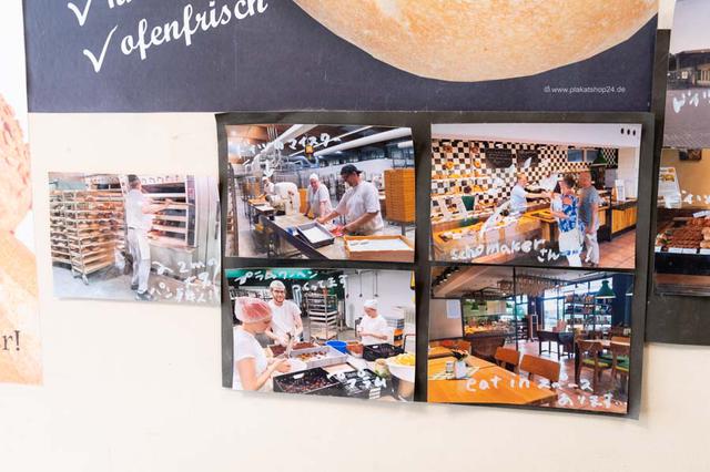 画像: 店内には修業時代の写真が飾られ、ドイツの職人さんたちとの和気あいあいとした様子が伺えます