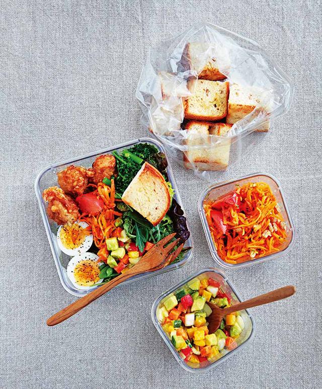 画像: 野菜好きにおすすめの、カラフルな野菜いっぱい弁当